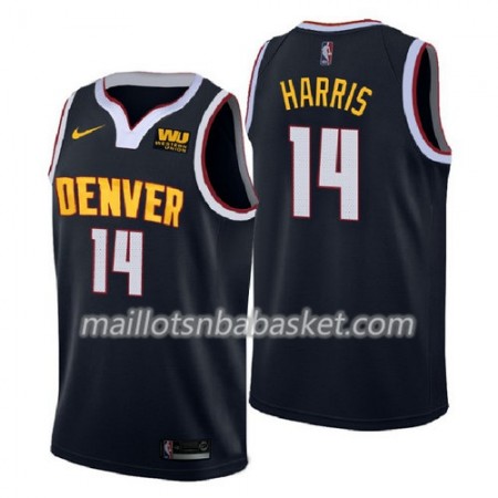 Maillot Homme Denver Nuggets Gary Harris 14 2018-2019 Nike Navy Swingman